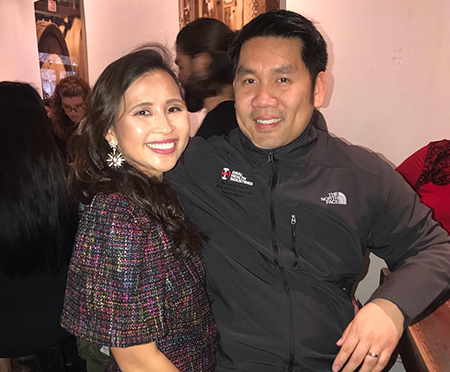 Dr. Lam and his wife Dr. Tran
