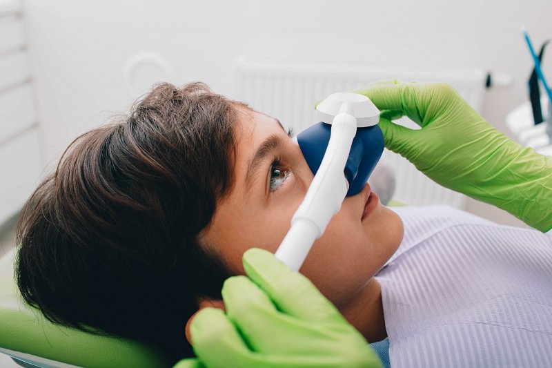 patient undergoing nitrous oxide in Mesquite